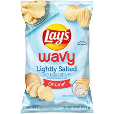 lightly salted original potato chips