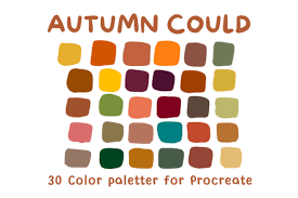 30 Autumn Could Palette Colors Paint