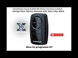 how to program garage opener