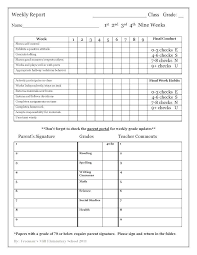 Monthly Behavior Chart Template For Teachers Iamfree Club