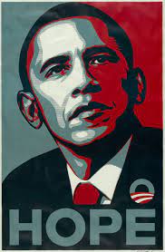 He graduated from columbia university and harvard law school. Barack Obama Hope Poster The Art Institute Of Chicago