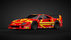 ferrari f40 lm momo 74 car livery by