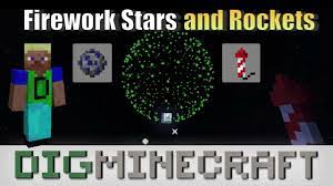 rockets in minecraft fireworks