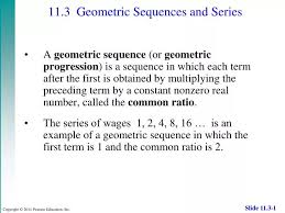 Ppt 11 3 Geometric Sequences And