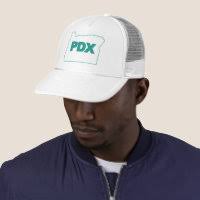 pdx portland airport carpet trucker hat