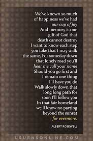 best poems for funeral programs 50