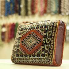 turkman design vine carpet bag purse