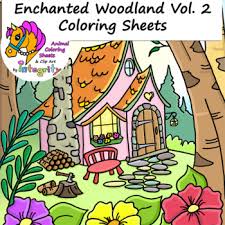 A whimsical tree | enchanted forest coloring book, forest coloring. Enchanted Forest Coloring Pages Worksheets Teaching Resources Tpt