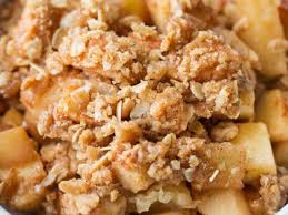 old fashioned easy apple crisp the