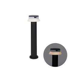 standing outdoor lamp black incl led