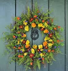15 joyful handmade spring wreath ideas