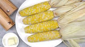 Air Fryer Corn On The Cob In Husk gambar png