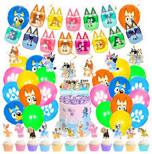bluey and bingo themed party supply
