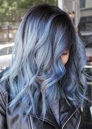 This hair color has become a huge trend in recent times. 50 Magically Blue Denim Hair Colors You Will Love Denim Blue Hair Hair Styles Hair Color Blue