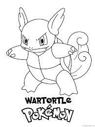 The #1 website for free printable coloring pages. Wartortle Pokemon Characters Printable Coloring Pages Wartortle Pokemon 2021 107 Coloring4free Coloring4free Com