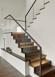 Contemporary Stair Glass Railing Ideas