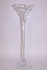 tall martini table glass vase height