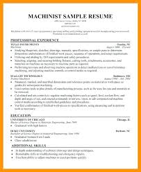 Machinist Resume Template Machinist Resume Free Resume Beautiful