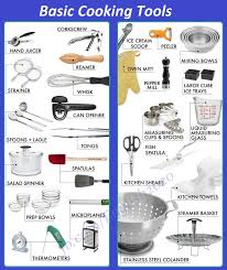 vocabulary: basic cooking tools