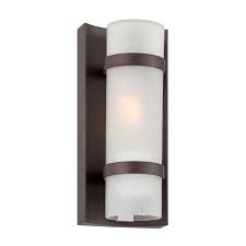 Acclaim Lighting Apollo Collection 1 Light Architectural Bronze Outdoor Wall Lantern Sconce 4700abz The Home Depot