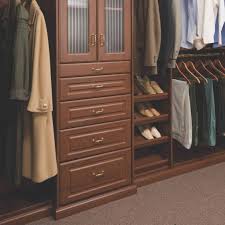 They mount inside a cabinet or closet and function in a similar manner to drawers. Closet Accessories