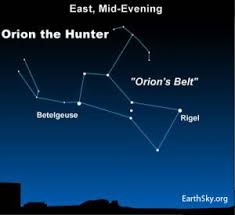 Orion The Hunter Now Easy To View Tonight Earthsky
