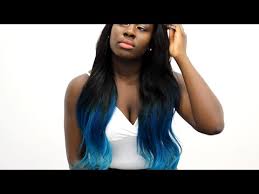 It is also not as difficult to achieve as it looks. Diy Blue Ombre Hair Color Mermaid Hair Youtube