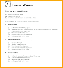 English Letter Block Format Modified Block Business Letter Format
