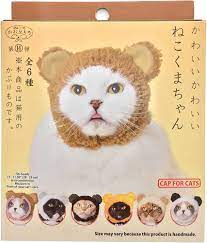 Amazon.com : Kitan Club Cat Cap - Pet Hat Blind Box Includes 1 of 6 Cute  Styles - Soft, Comfortable - Authentic Japanese Kawaii Design - Animal-Safe  Materials, Premium Quality (Bear) : Pet Supplies