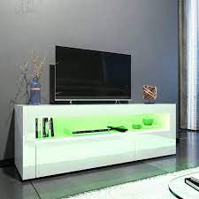 multi colour led tv unit stand