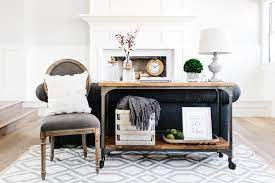 3 ways to style a sofa table