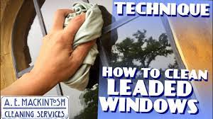 how to clean leaded windows you