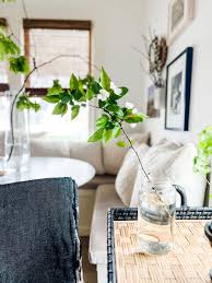 decorating with tree branches