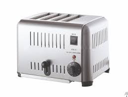 stainless steel 4 slice toaster machine
