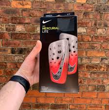 Nike Mercurial Lite Football Shinpads Size Small Depop