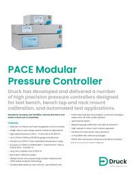 pace modular pressure controller