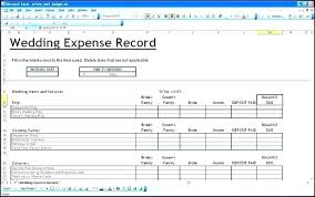 Wedding Cost Spreadsheet Template Excel Wedding Checklist Budget