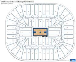 greensboro coliseum seating charts