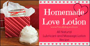love lotion homemade lubricant recipe