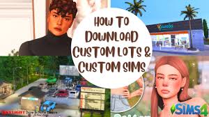 custom lots and custom sims