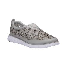 Womens Propet Hannah Sneaker Size 95 4e Light Grey Full