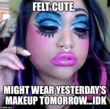 clown makeup memes flip