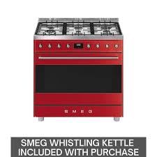 Big chill stoves have all the functionality of a modern appliance with vintage design and color. Smeg 115l Red 6 Burner Gas Electric Cooker C9marssa9 Tafelberg Furnishers Independent Furniture And Appliance Retailer