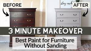 best paint for furniture without