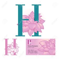 Position of f in english alphabets is, 6. Creative Logo For The Company S Corporate Identity A Flower In The Letter H Floral Feminine Eco Friendly Style Royalty Free Cliparts Vectors And Stock Illustration Image 68422131