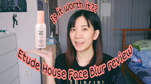 etude house face blur beauty review