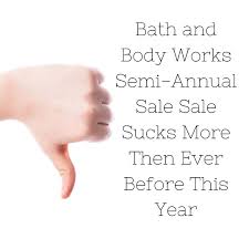 bath and body works semi annual