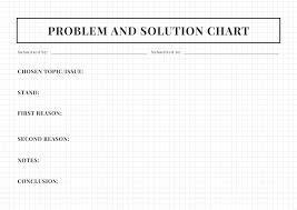 Black And White Grids Problem Solution Graphic Organizer