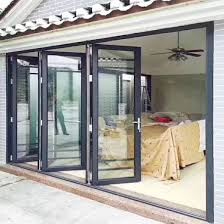 balcony aluminum frame foldable glass