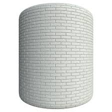 White Brick Texture For Wall Decoration